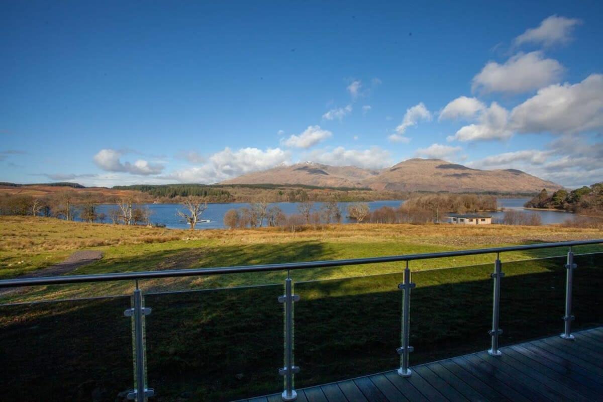 New Build Lodge With Stunning Views Of Loch Awe Hayfield  Exterior photo