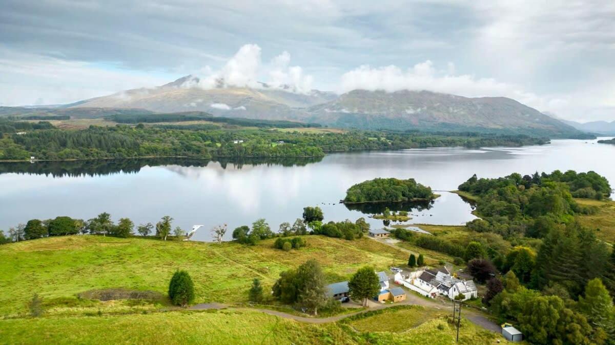 New Build Lodge With Stunning Views Of Loch Awe Hayfield  Exterior photo
