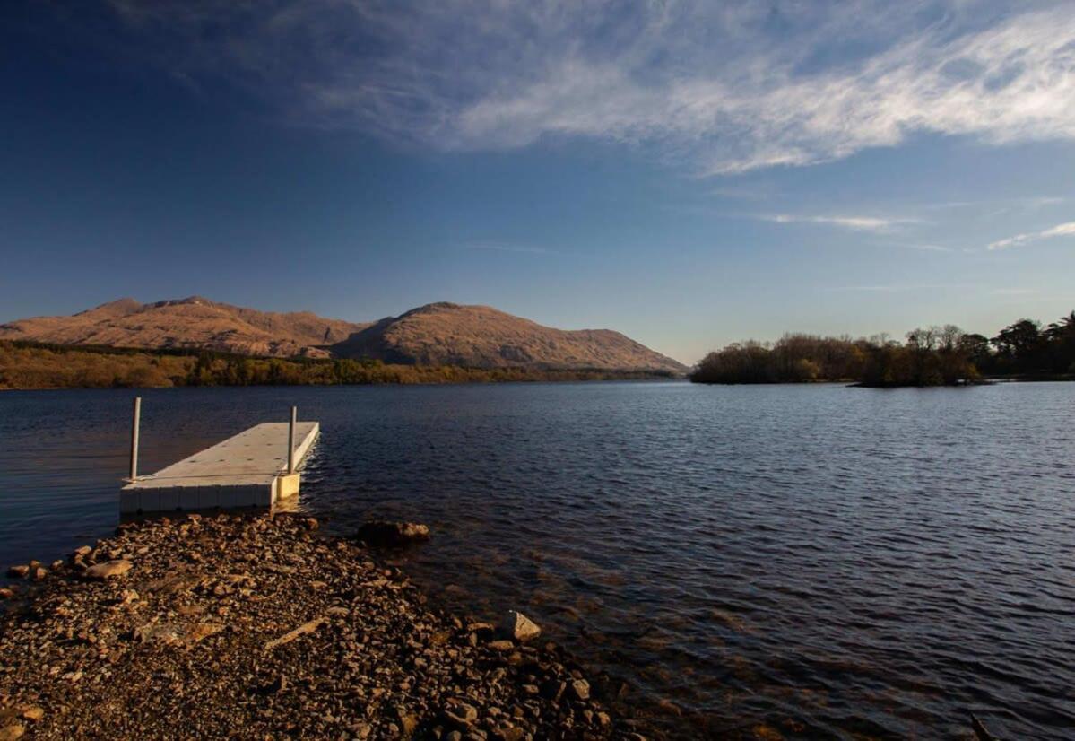 New Build Lodge With Stunning Views Of Loch Awe Hayfield  Exterior photo
