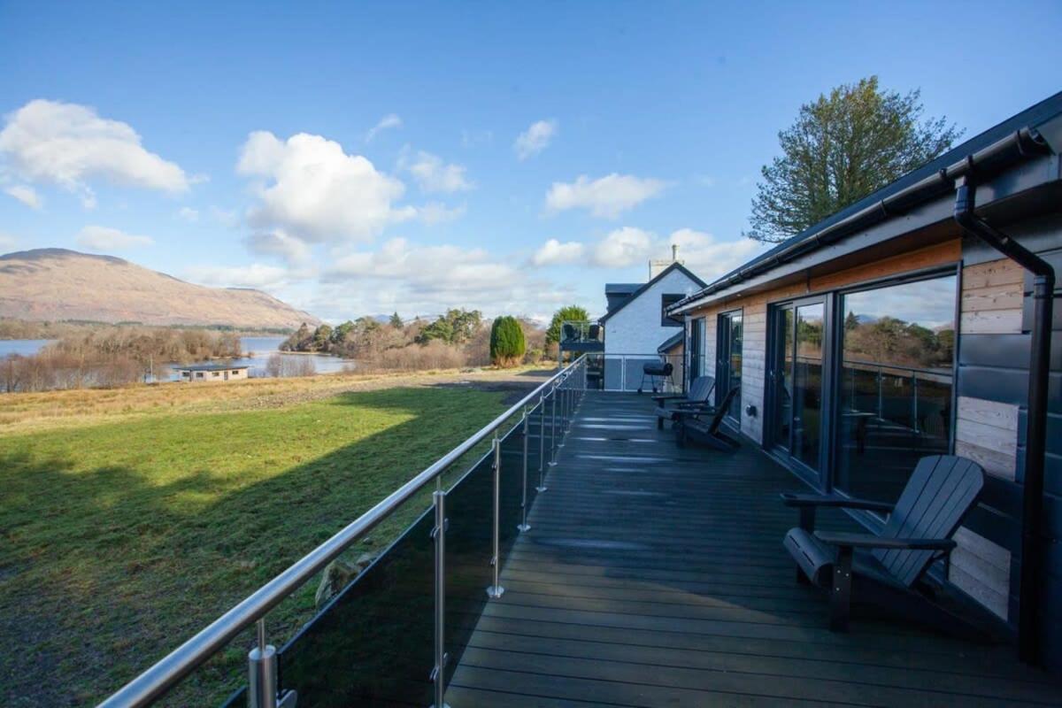 New Build Lodge With Stunning Views Of Loch Awe Hayfield  Exterior photo