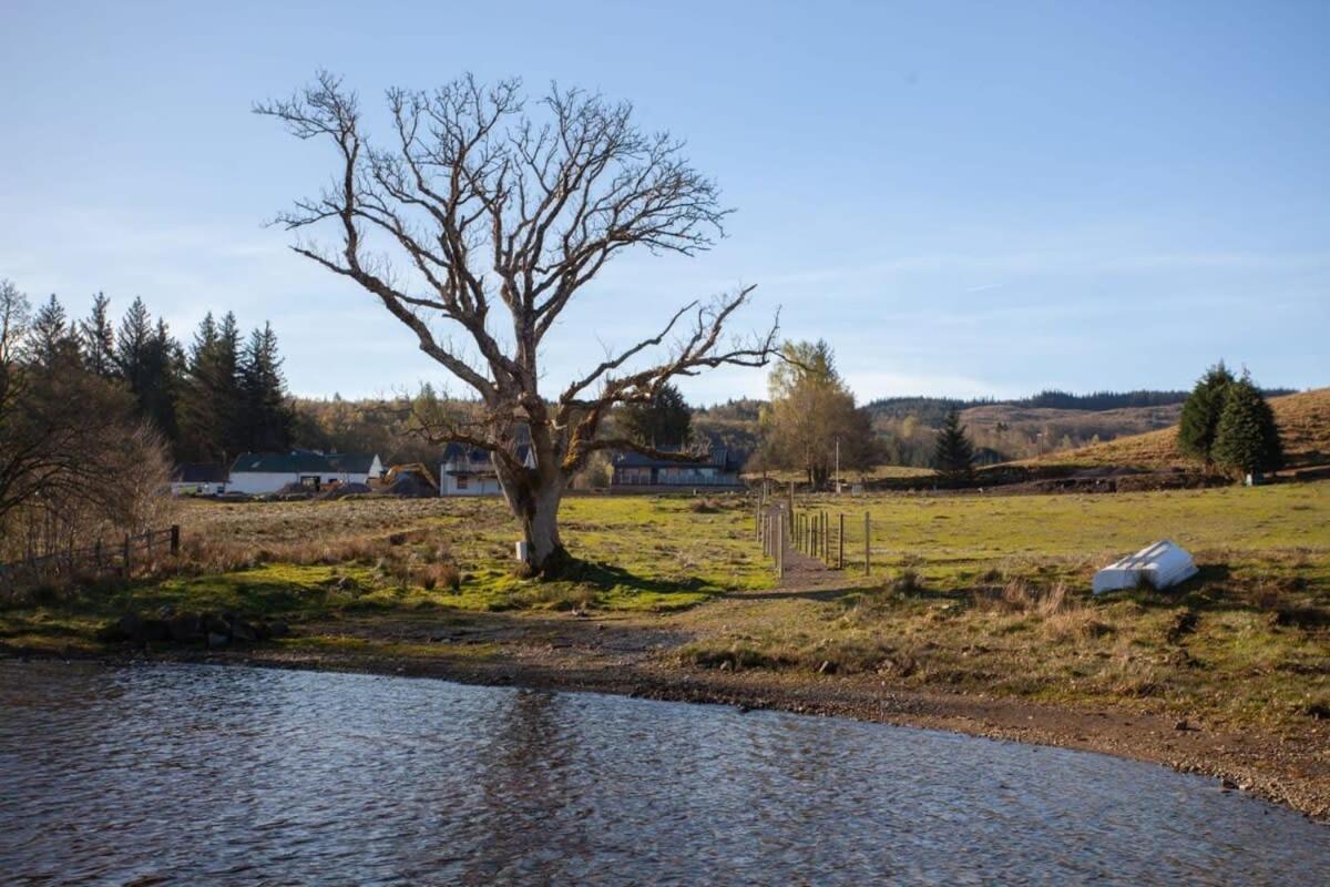 New Build Lodge With Stunning Views Of Loch Awe Hayfield  Exterior photo