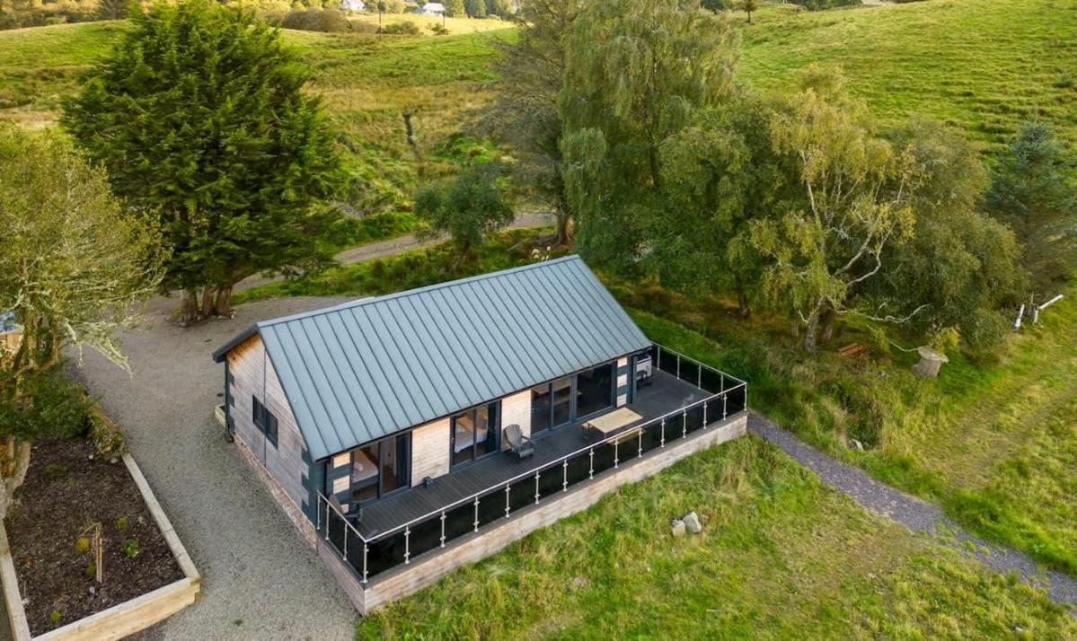 New Build Lodge With Stunning Views Of Loch Awe Hayfield  Exterior photo
