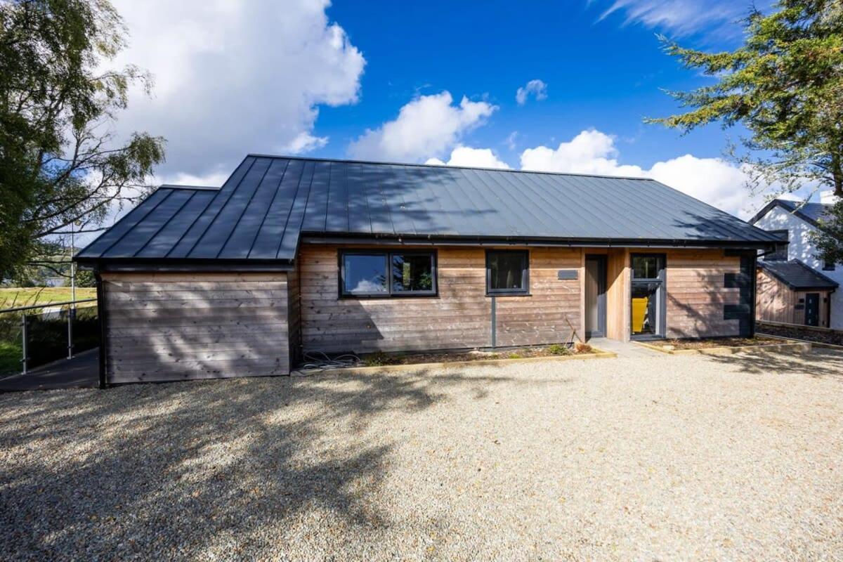 New Build Lodge With Stunning Views Of Loch Awe Hayfield  Exterior photo