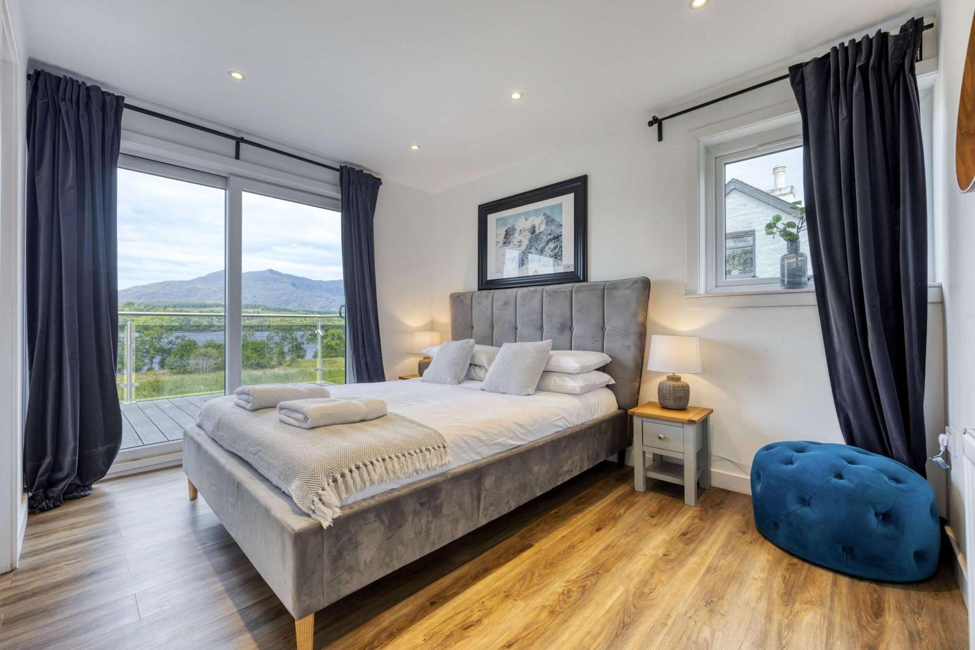 New Build Lodge With Stunning Views Of Loch Awe Hayfield  Exterior photo